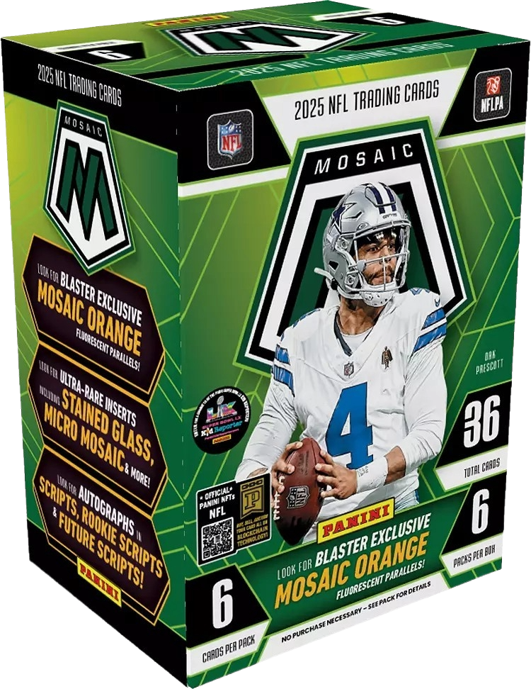 Trading Cards | Panini | 2025 Mosaic Football NFL | All Box/Pack Sizes