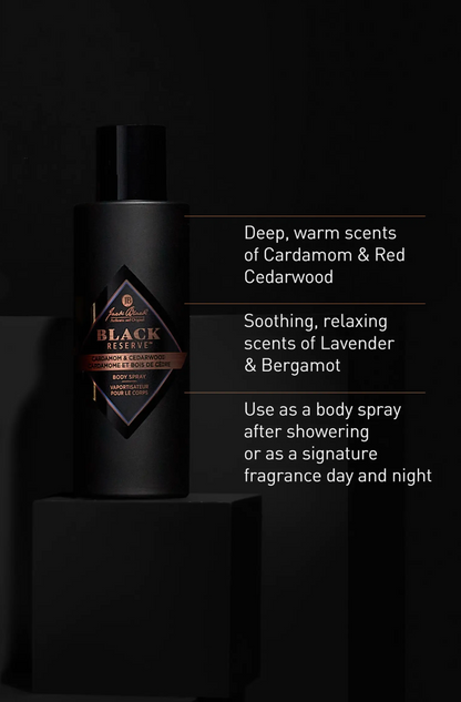 Jack Black | Black Reserve™ Body Spray | 100mL