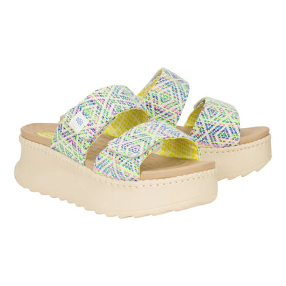 Hey Dudes Delray Slide Surf Baja | Blue/Multi