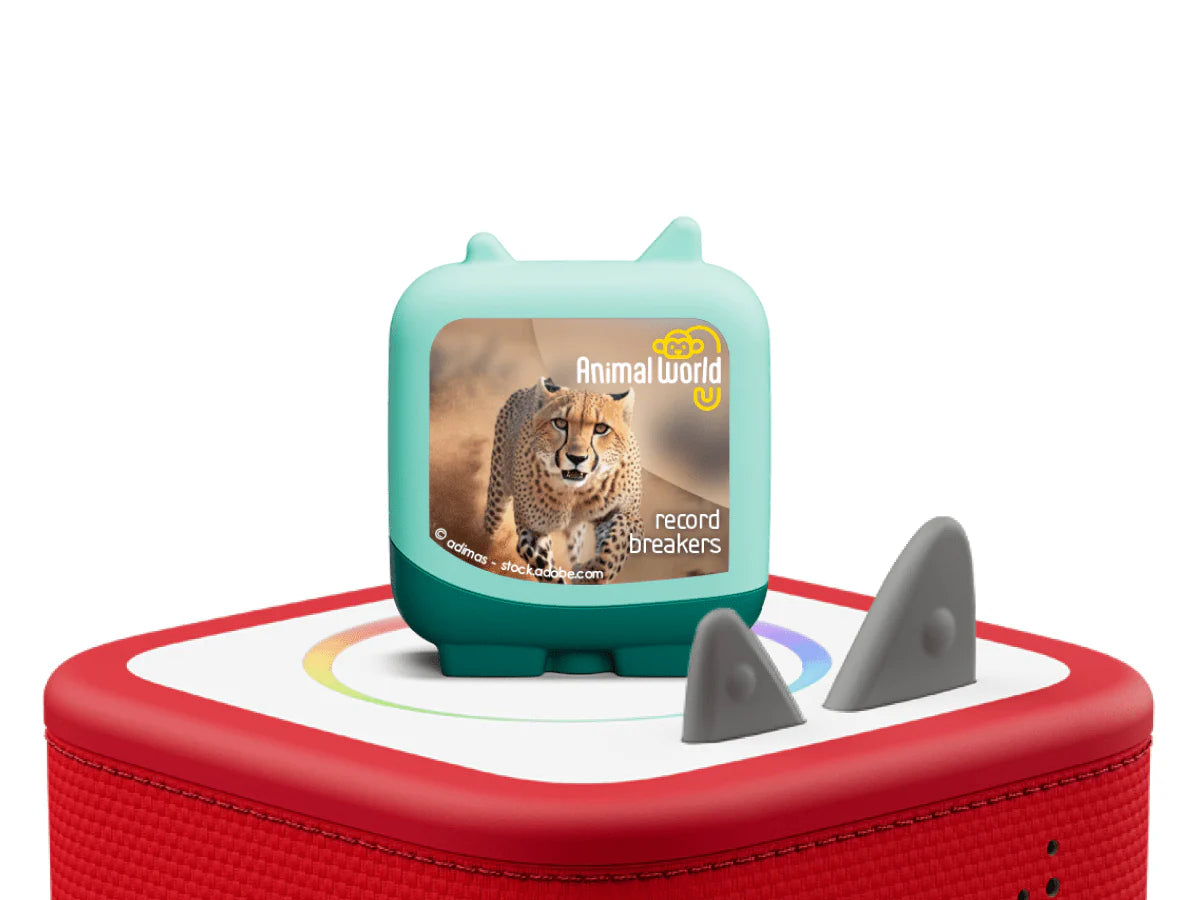 tonies® | Animal World Record Breakers Clever Tonies - 4 Pack | Learn/Discover Set