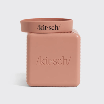 Kitsch | 2-Compartment Travel Case | Terracotta