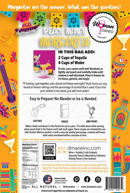d'marie Craft Cocktail Slush Mix | Margarita Mixes