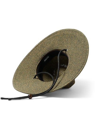 Hemlock Hats Seaside Packable Fedora | Black & Bronze