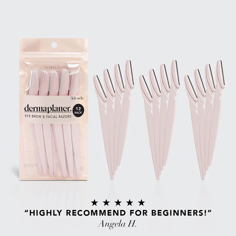 Kitsch | Terracotta Recycled Plastic Dermaplaners | 12pc Set