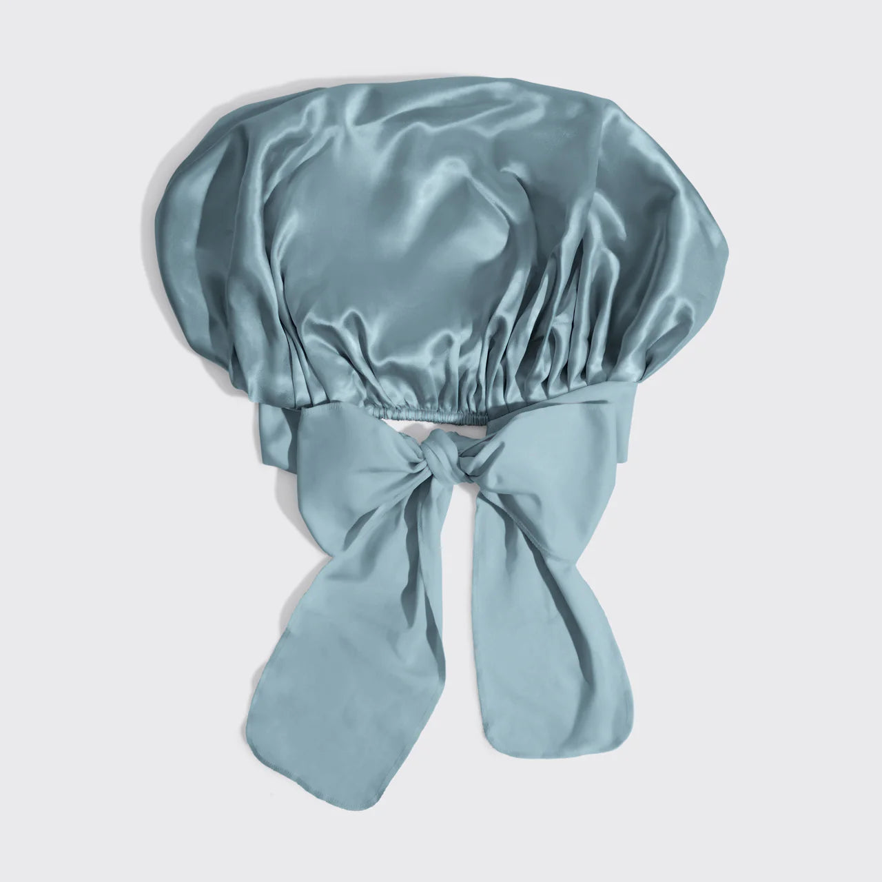 Kitsch | Haze Blue Oversized Satin Bonnet
