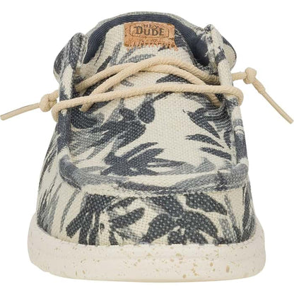 Hey Dudes Wally Palm Jute | Egret/Cloud Blue