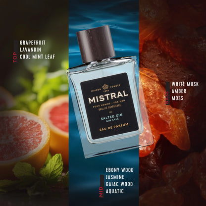 Mistral | Salted Gin Eau de Parfum | 100mL