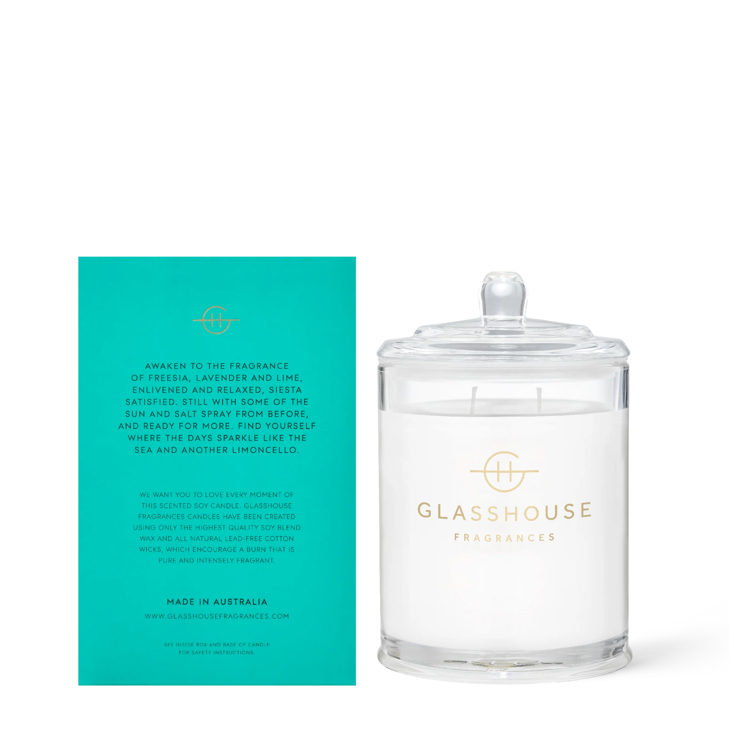 Glasshouse Fragrances Lost in Amalfi Candle