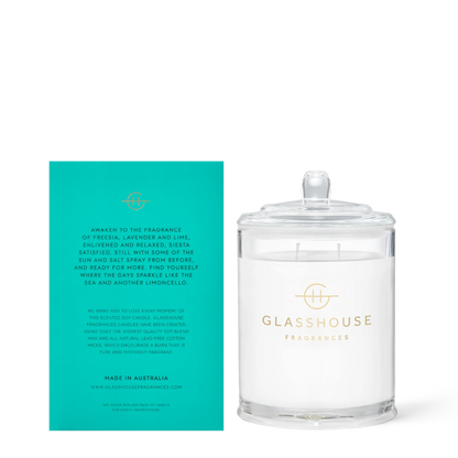 Glasshouse Fragrances Lost in Amalfi Candle