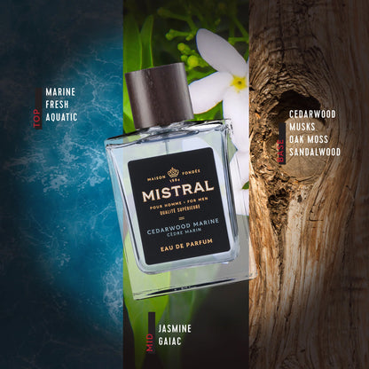 Mistral | Cedarwood Marine Eau de Parfum | 100mL