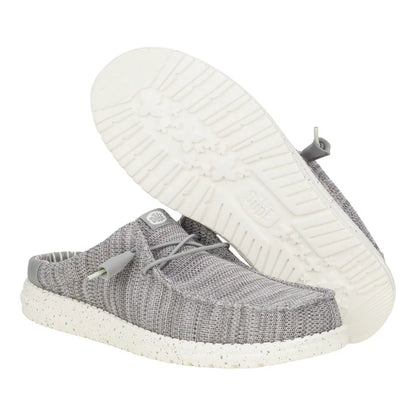 Hey Dudes Wally Slip Stretch Sox | Granite Grey