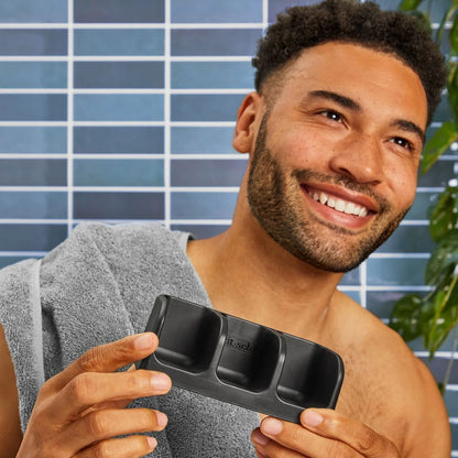 Kitsch | Self-Draining Soap Dish | Black