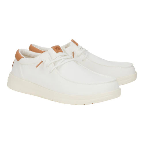 Hey Dudes Paul Canvas | White