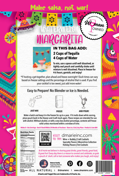 d'marie Craft Cocktail Slush Mix | Margarita Mixes