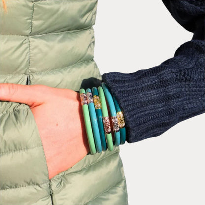 BuDhaGirl | Three Kings Bangle Stack | Fjord