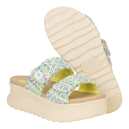 Hey Dudes Delray Slide Surf Baja | Blue/Multi