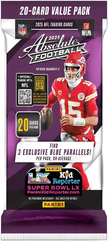 Trading Cards | Panini | 2025 Absolute Football NFL | All Box/Pack Sizes