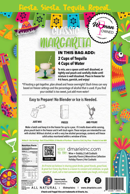 d'marie Craft Cocktail Slush Mix | Margarita Mixes