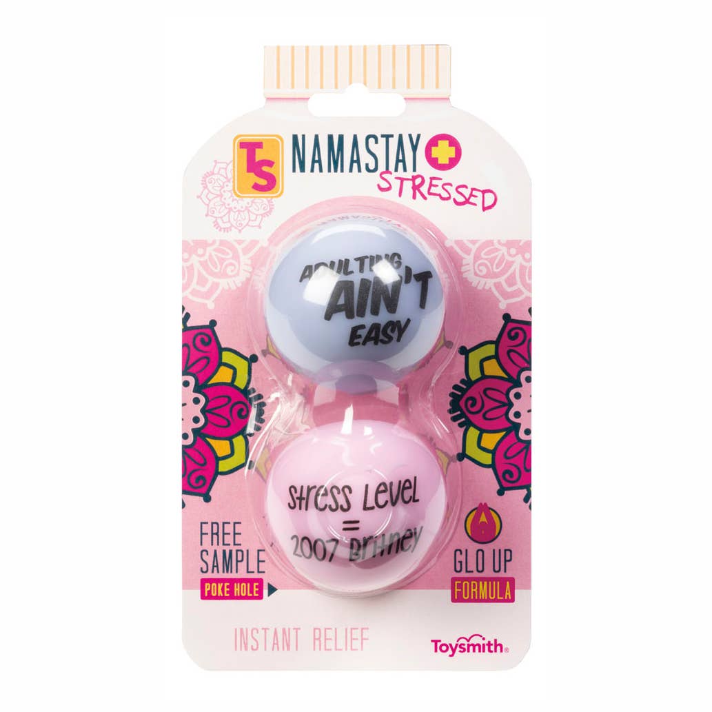 Namastay Stressed 2Pk Adulting Squishy