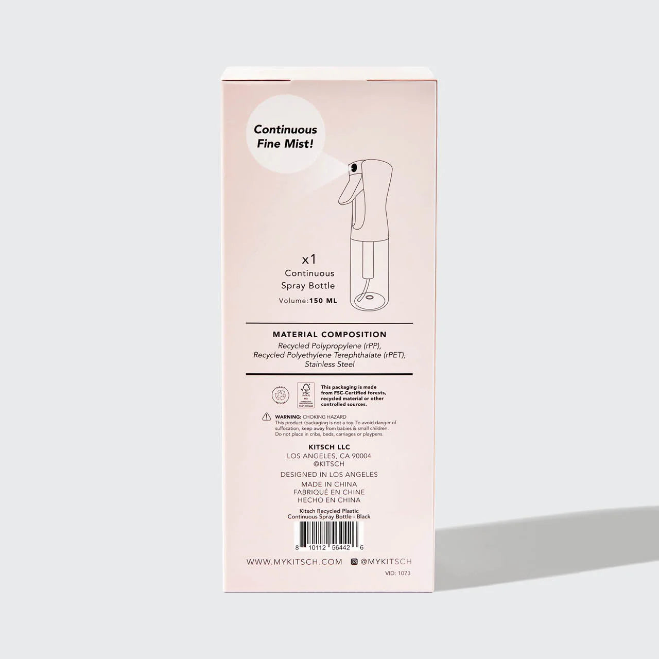 Kitsch | Continuous Spray Bottles | All Colors