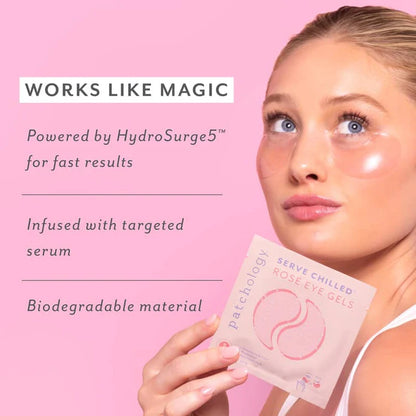 Patchology | Serve Chilled Rose Eye Gels | All Pack Sizes