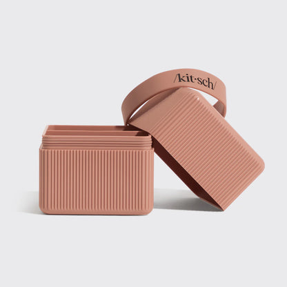 Kitsch | 2-Compartment Travel Case | Terracotta