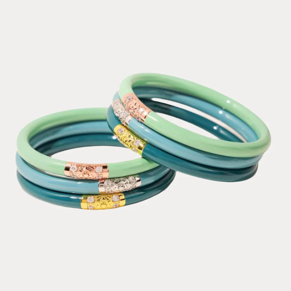 BuDhaGirl | Three Kings Bangle Stack | Fjord