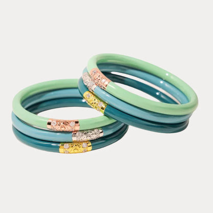 BuDhaGirl | Three Kings Bangle Stack | Fjord