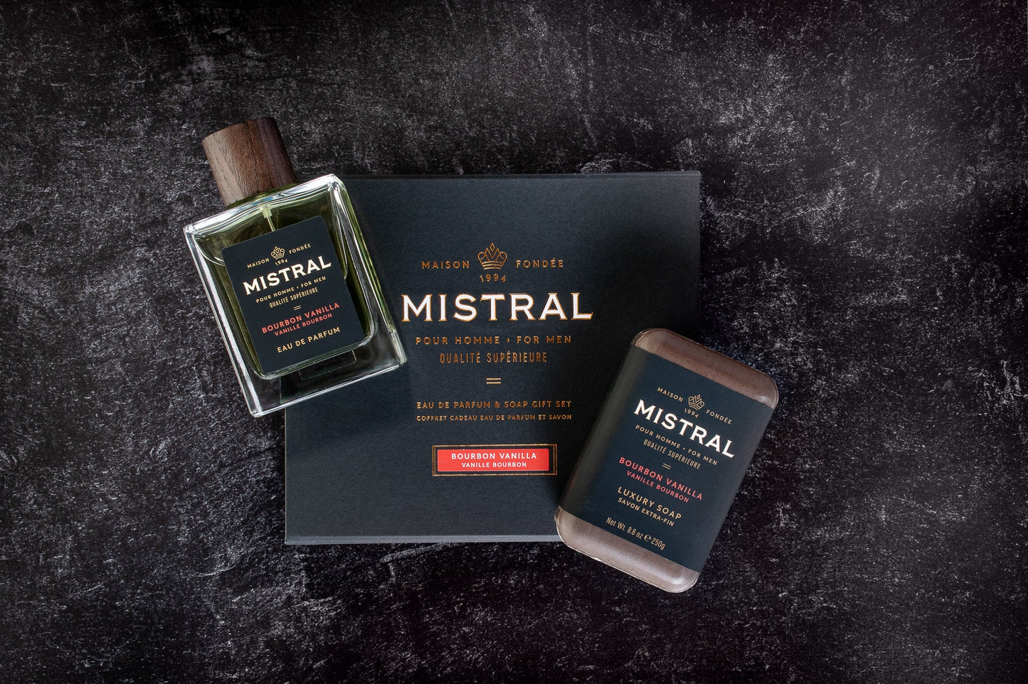 Mistral | Bourbon Vanilla Eau de Parfum & Bar Soap | Gift Set