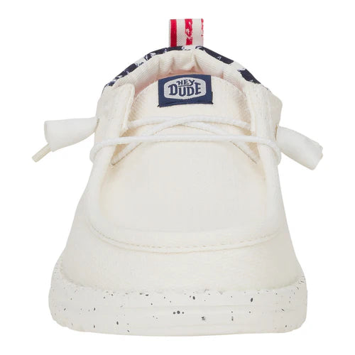 Hey Dudes Wendy Funk Americana Stars | White/Navy Blazer