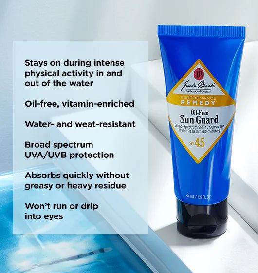 Jack Black | Oil-Free Sun Guard SPF 45 Sunscreen | All Sizes