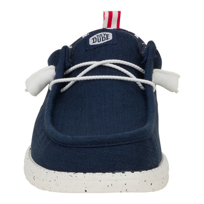 Hey Dudes Wally Funk Americana Stars | Navy Blazer