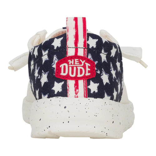 Hey Dudes Wendy Funk Americana Stars | White/Navy Blazer