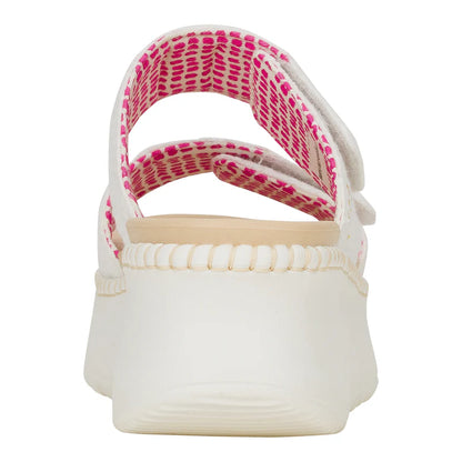 Hey Dudes Delray Slide Eyelet | White