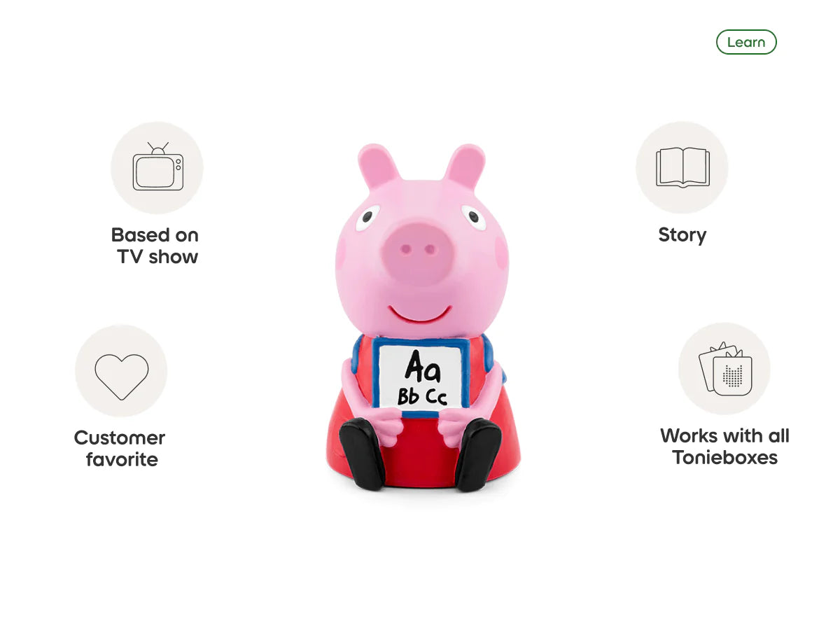 tonies® | Peppa Pig: Learn with Peppa Tonie | Learn