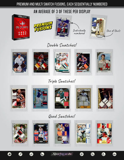 Trading Cards | SportsCards.com | Jersey Fusion All Sports Edition | Series 4
