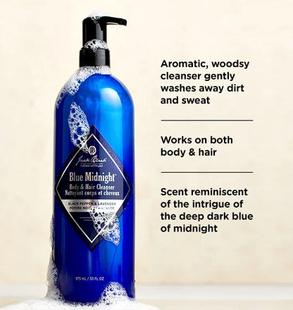 Jack Black | Blue Midnight™ Body & Hair Cleanser | All Sizes
