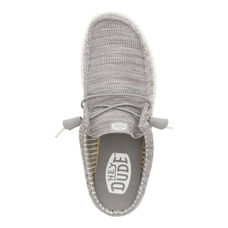 Hey Dudes Wally Slip Stretch Sox | Granite Grey