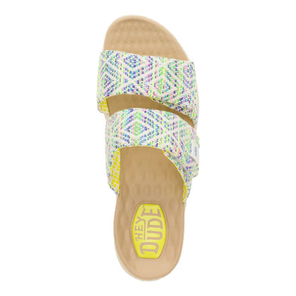 Hey Dudes Delray Slide Surf Baja | Blue/Multi