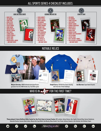 Trading Cards | SportsCards.com | Jersey Fusion All Sports Edition | Series 4