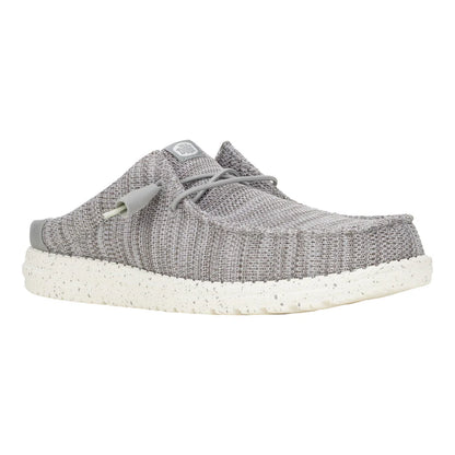 Hey Dudes Wally Slip Stretch Sox | Granite Grey