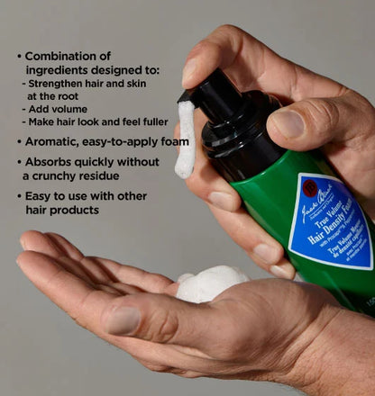 Jack Black | True Volume Hair Density Foam | 5oz Bottle