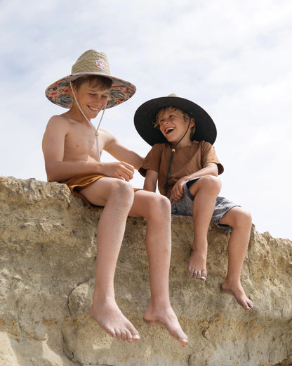 Hemlock Hats Kids Signature Lifeguard | Solid Black