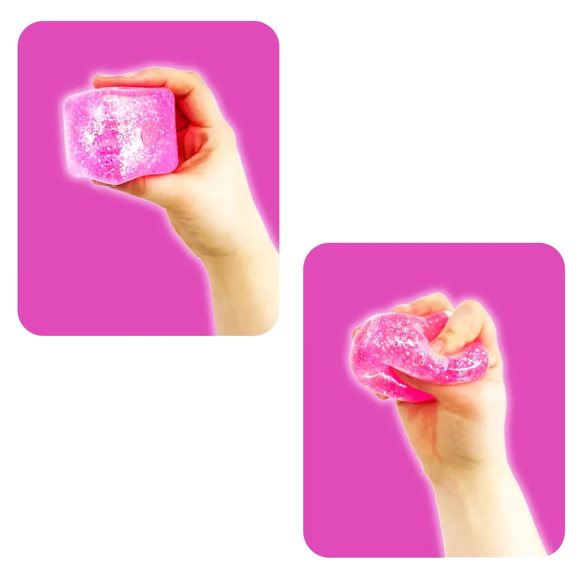 Squishy Sparkle Cube Fun Doh - Blind Pull