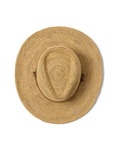 Hemlock Hats Wynona Packable Raffia Cowboy | Natural