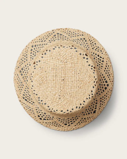 Hemlock Hats Sofia Straw Bucket Hat | Natural