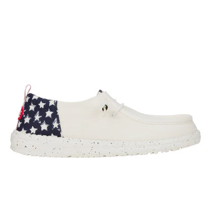 Hey Dudes Wendy Funk Americana Stars | White/Navy Blazer