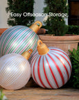 FUNBOY Inflatable Christmas Ornaments - Vintage Light Up