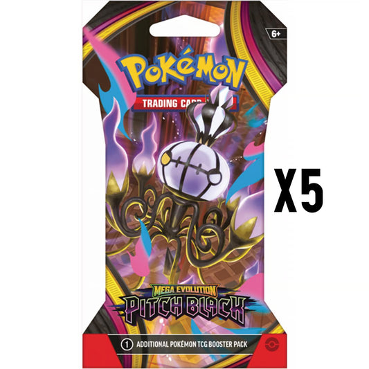 Trading Cards | Pokemon | Pitch Black Sleeved Booster x5
