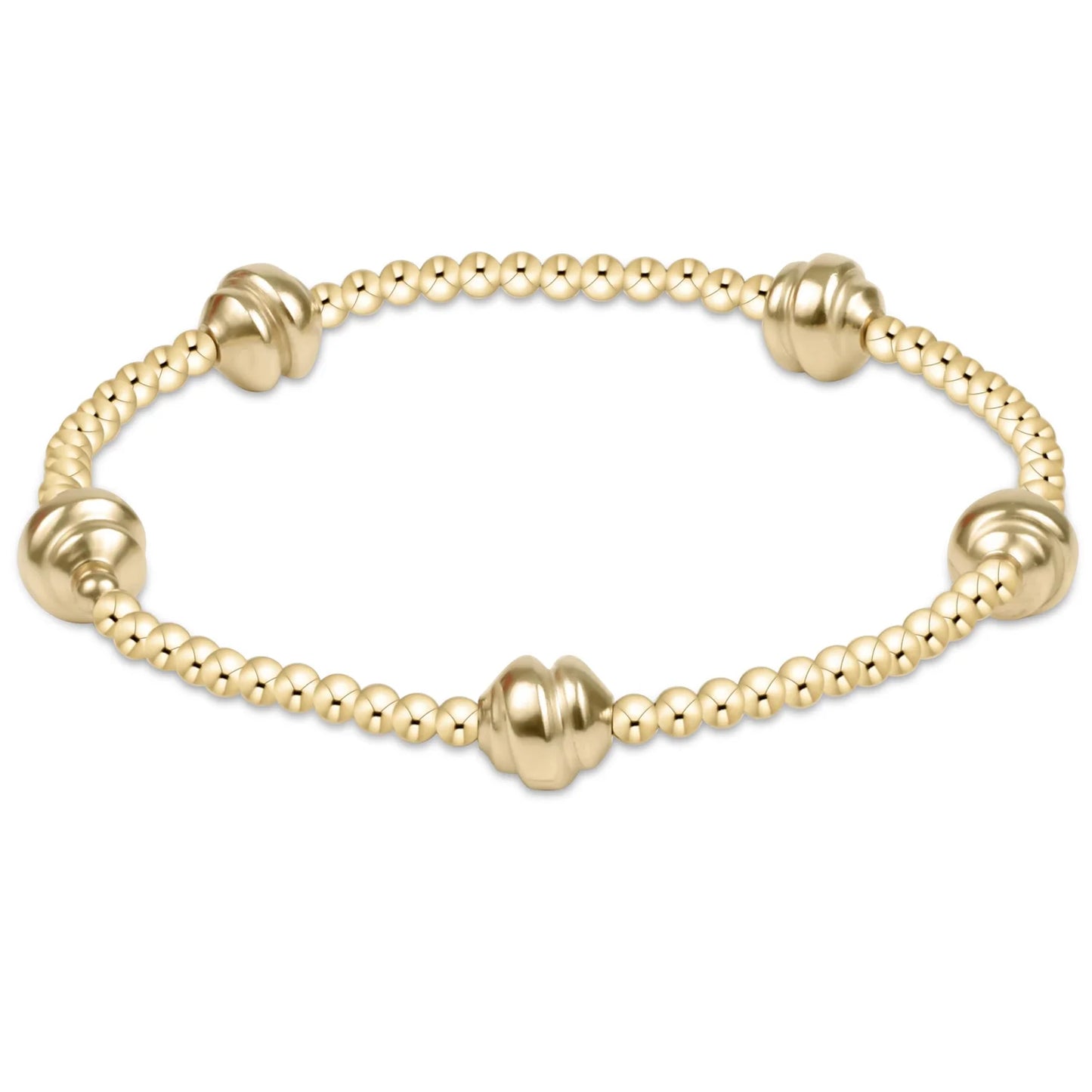 enewton | admire small gold 2.5mm bead bracelet | gold